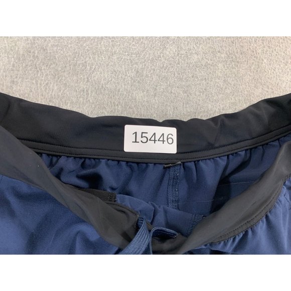 Ten Thousand Unlined Athletic Running Training Shorts (Men's Medium) Blue - Picture 2 of 8